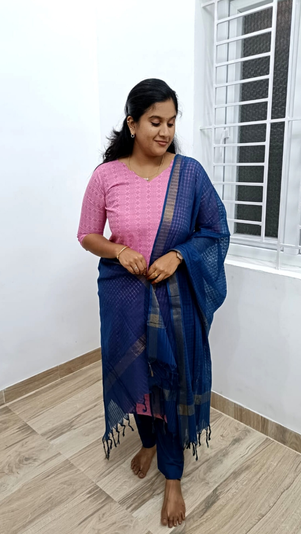 Pure Cotton Jacquard Weaving Cotton Suit set